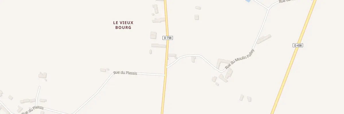 Plan du 122 Le Vieux Bourg à Chailloué
