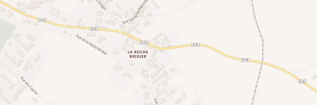 Plan du 36 Rte de Thurageau à Mirebeau