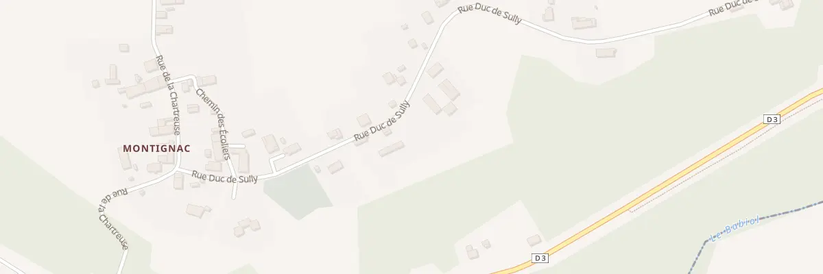 Plan du 20 Rue du Duc de Sully à Montpon-Ménestérol