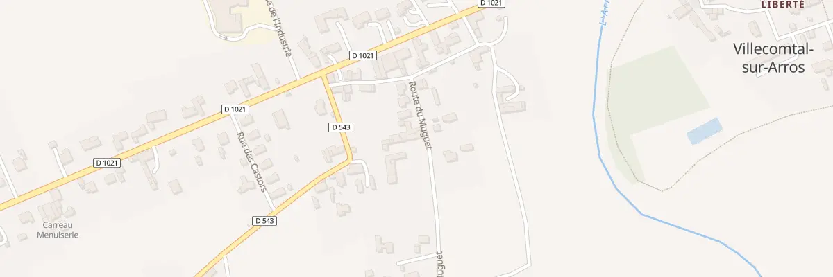 Plan du 4A Rte du Muguet à Villecomtal-sur-Arros