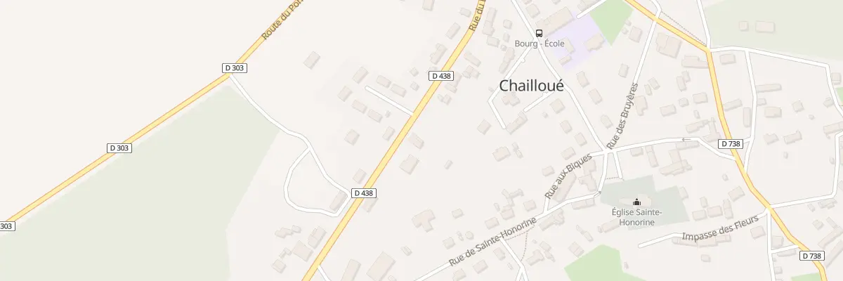 Plan du 6 Rue du Bourg Joli à Chailloué