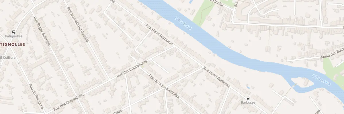 Plan du 86 Rue Henri Barbusse au Mans