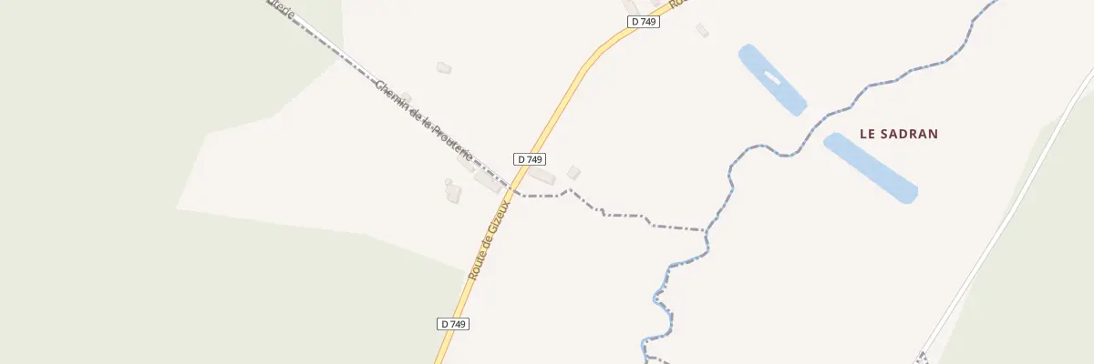 Plan du 4445 Rte de Bourgueil à Gizeux