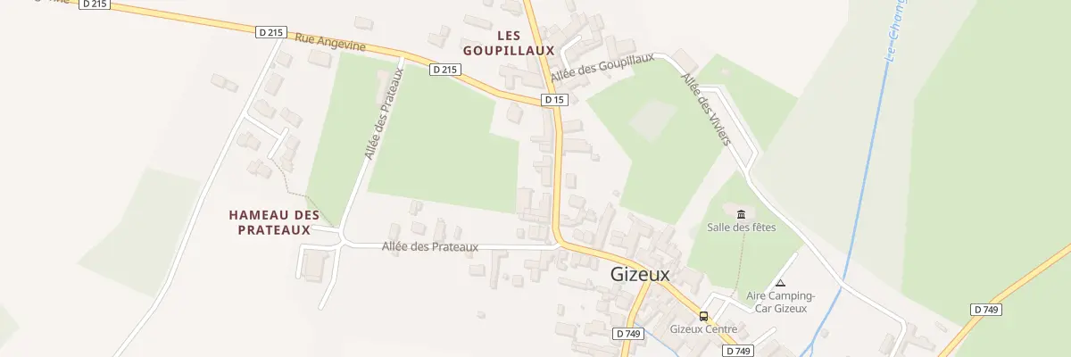 Plan du 7 Rue de la Croix Rouge à Gizeux