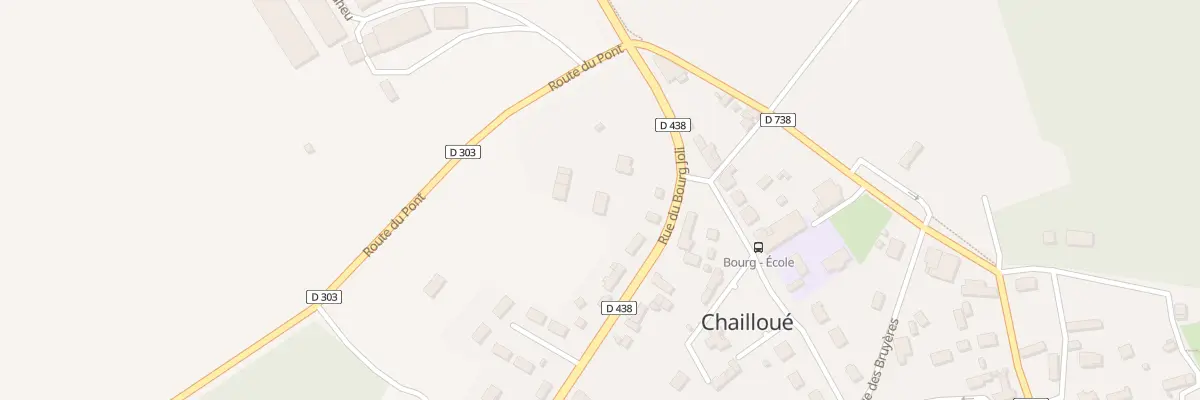 Plan du 875 Rue du Bourg Joly à Chailloué