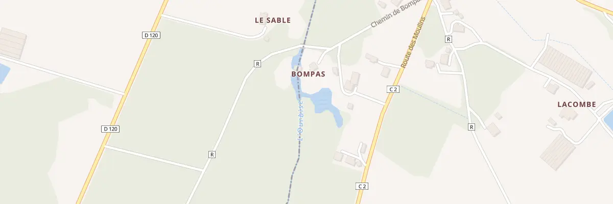 Plan du 190 Chem de Bompas à Villefranche-du-Queyran