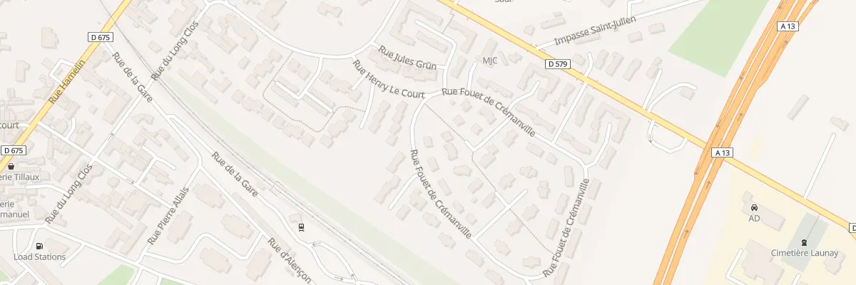 Plan du 44 Rue Fouet de Crémanville à Pont-l’Évêque