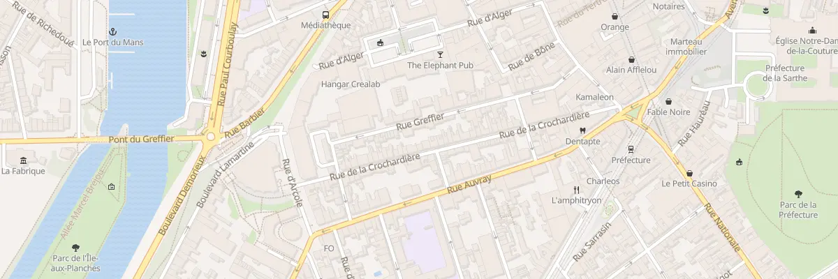Plan du 36B Rue de la Crochardière au Mans