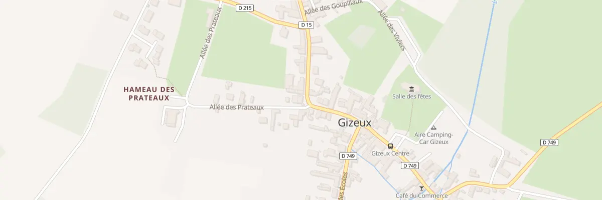 Plan du 1 Rue de la Croix Rouge à Gizeux