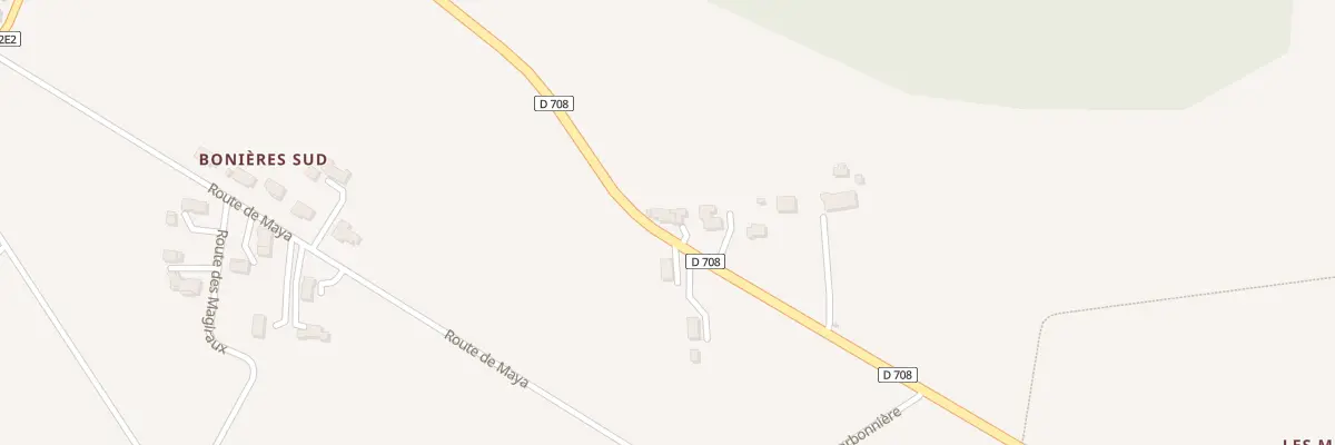 Plan du 84 Bonieres Nord à Fougueyrolles