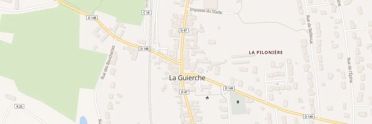 Plan du 6 Rue Principale à La Guierche
