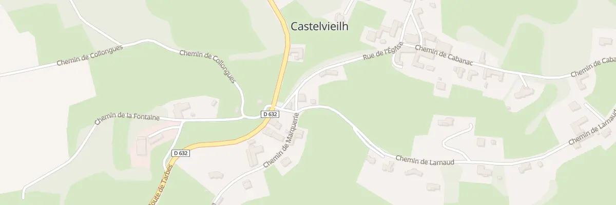 Plan du 2 Rue de l’Eglise à Castelvieilh