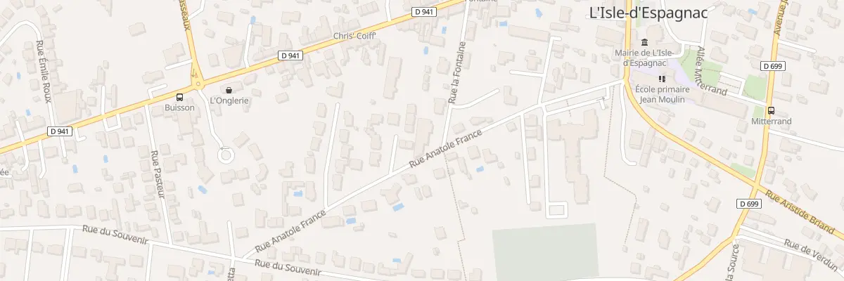 Plan du 13 Rue Anatole France à L’Isle-d’Espagnac