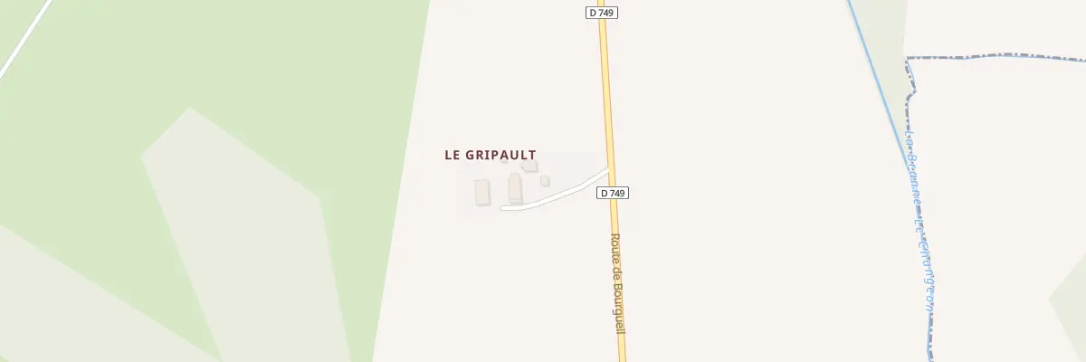 Plan du 852 Rte de Bourgueil à Gizeux