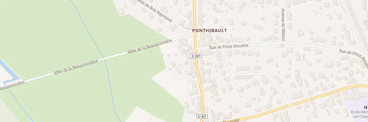 Plan du 75 Bd des Avocats à Moncé-en-Belin