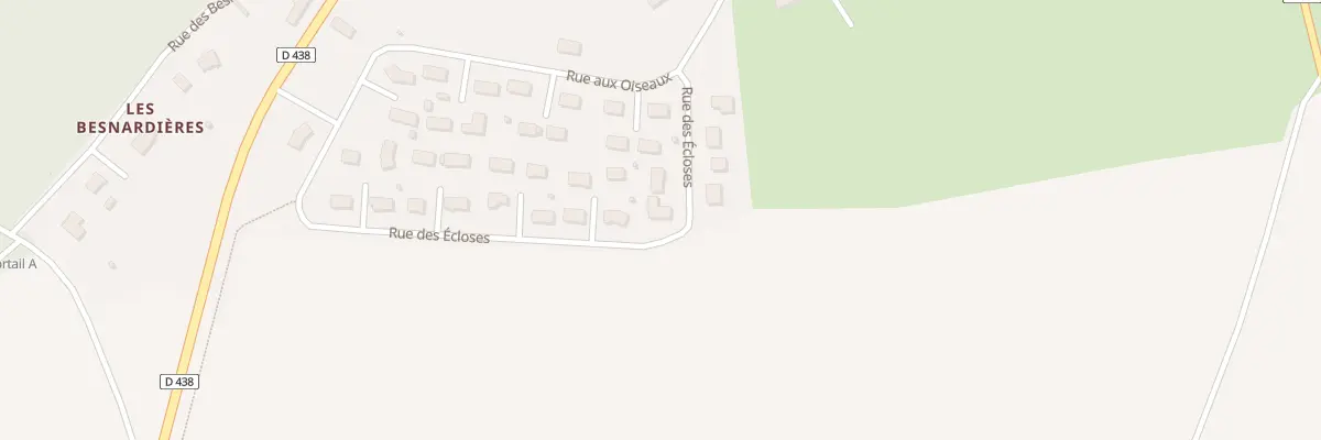 Plan du 1 Lotissement Les Ecloses à Chailloué