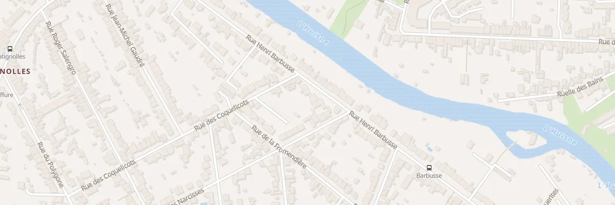 Plan du 92 Rue Henri Barbusse au Mans