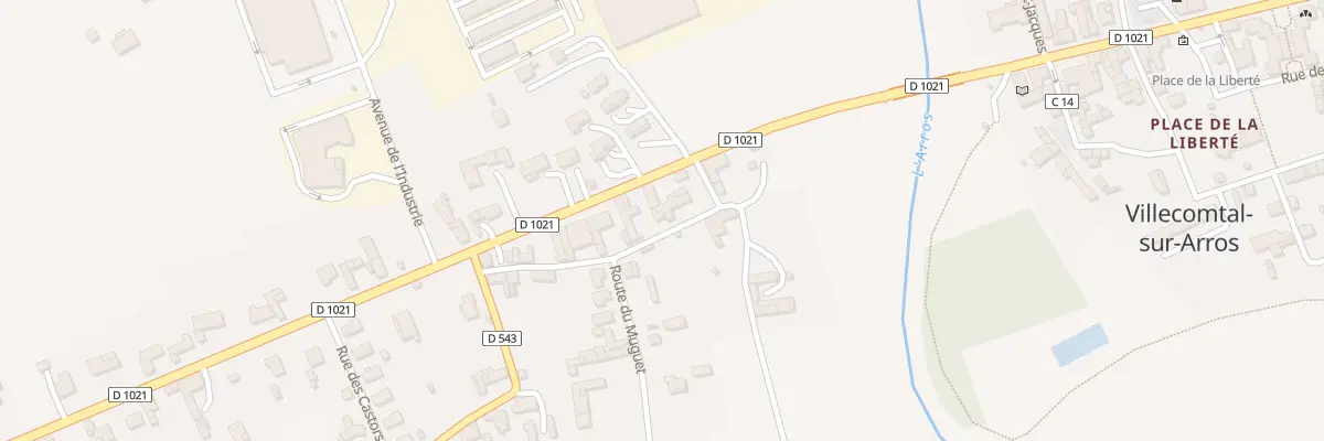 Plan du 4 Che Lou Carrerot à Villecomtal-sur-Arros