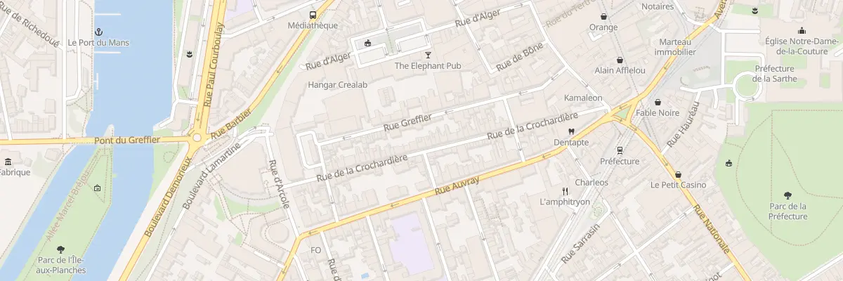 Plan du 34 Rue de la Crochardière au Mans