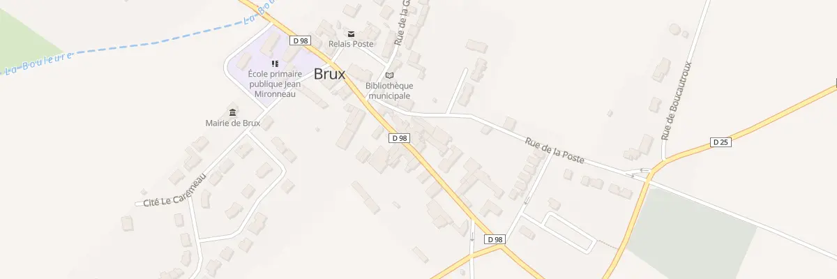 Plan du 17 Rue du Général Rivaud à Brux