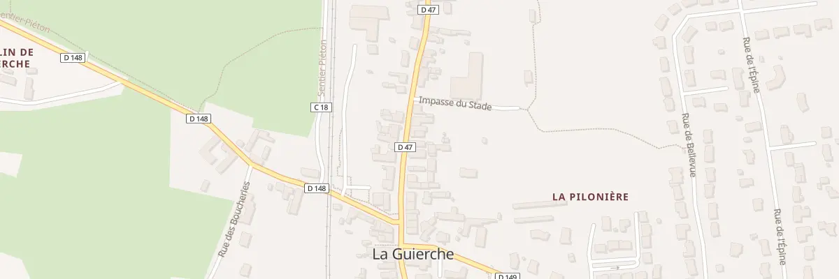 Plan du 32 Rue Principale à La Guierche