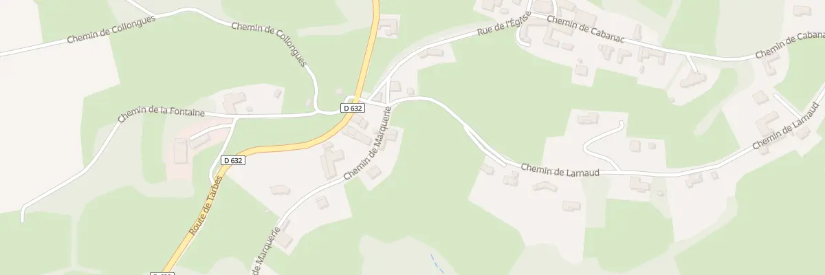Plan de Che de Larnaud à Castelvieilh