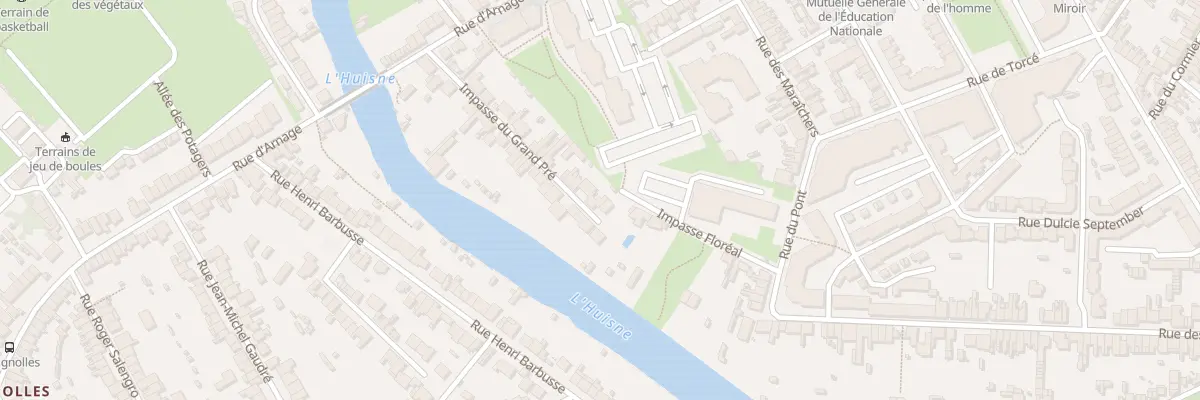 Plan du 37 Imp du Grand Pré au Mans