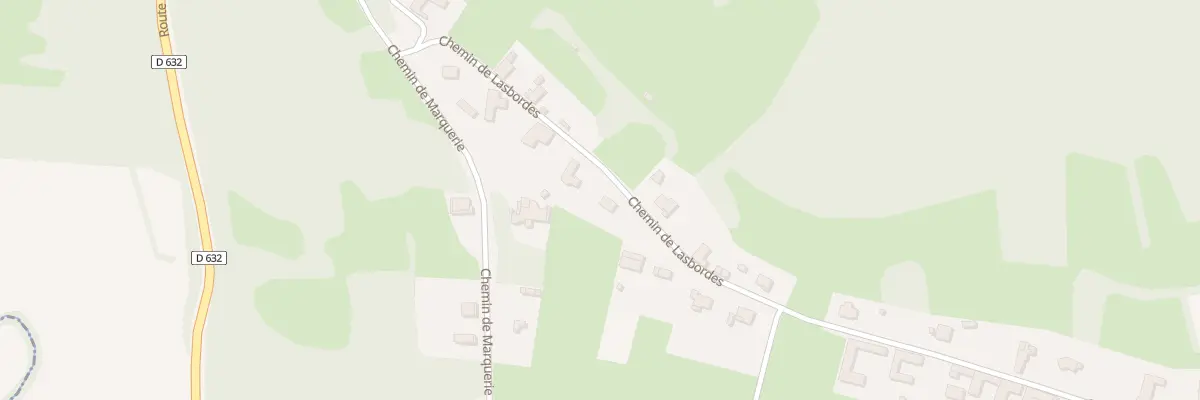 Plan du 32 Che de Lasbordes à Castelvieilh