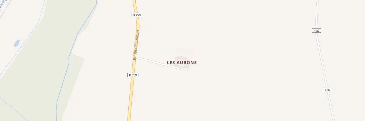 Plan du 1 Les Aurons à La Roche-Clermault