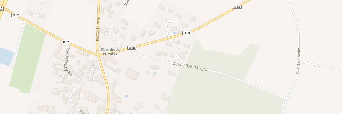 Plan du 7 Rue du Bois du Logis à Tourriers
