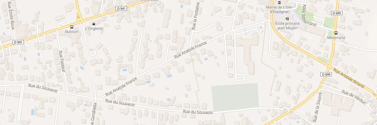 Plan du 20 Rue Anatole France à L’Isle-d’Espagnac