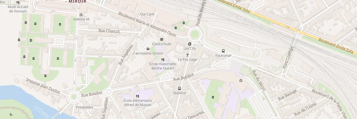 Plan du 16 Av Henri Lefeuvre au Mans