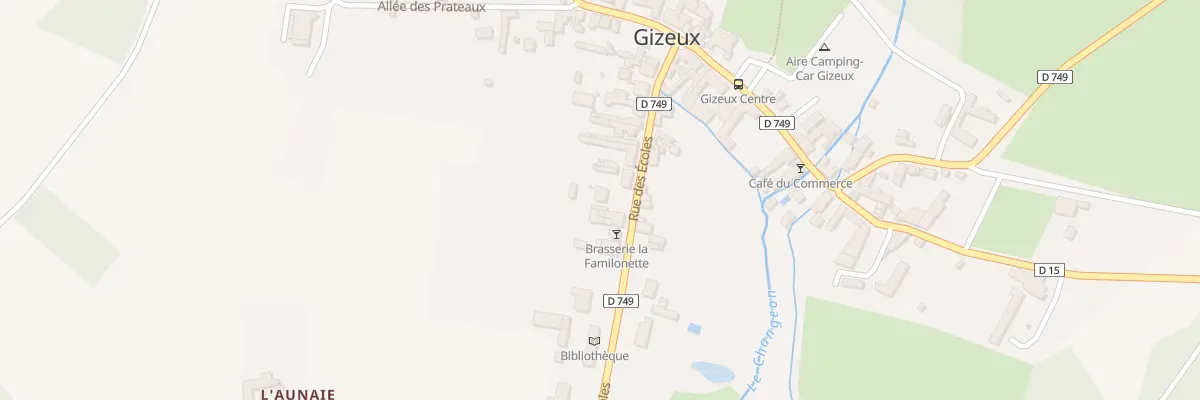 Plan du 18 Rue des Écoles à Gizeux