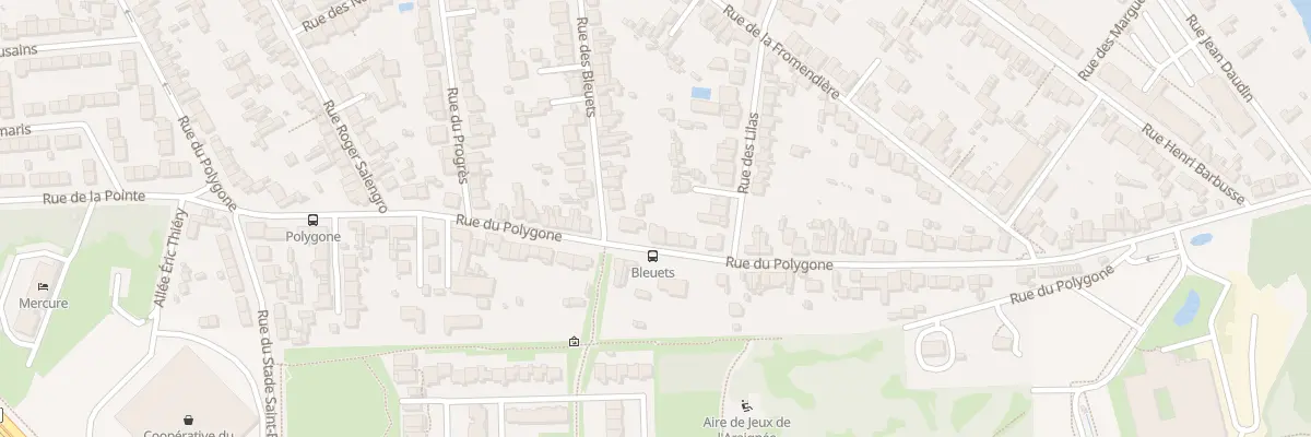 Plan du 147 Rue du Polygone au Mans