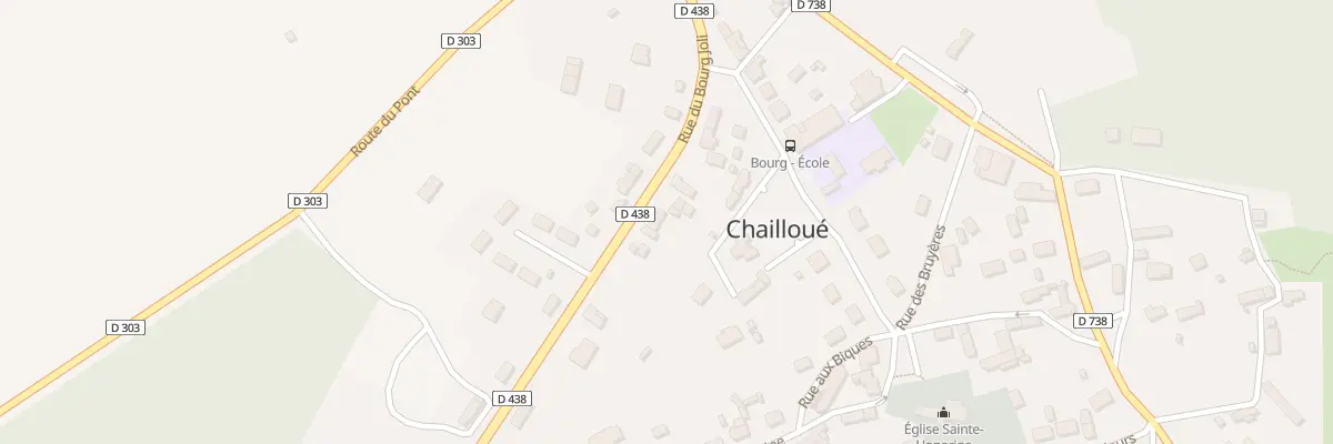 Plan du 810 Rue du Bourg Joly à Chailloué