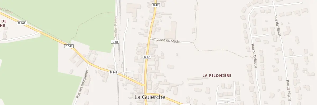 Plan du 36 Rue Principale à La Guierche