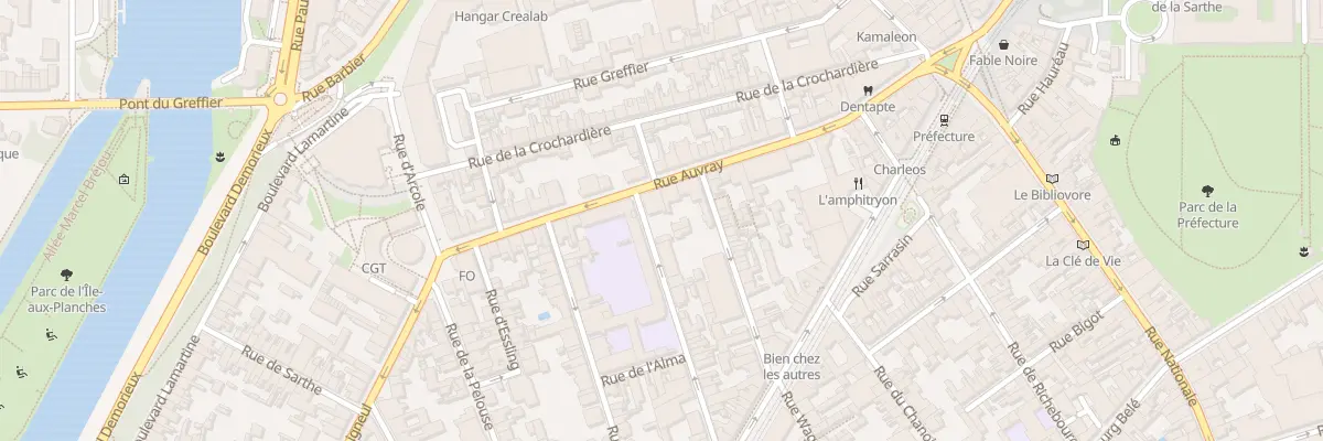 Plan du 37B Rue Auvray au Mans