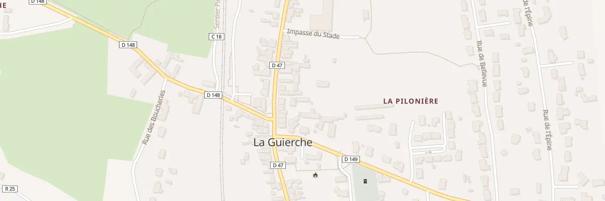 Plan du 16 Rue Principale à La Guierche