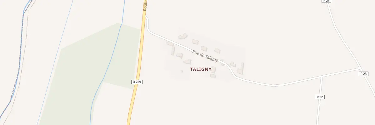 Plan du 12 Rue de Taligny à La Roche-Clermault
