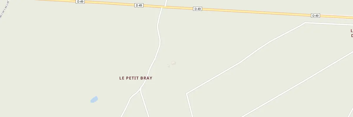 Plan du 221 Le Petit Bray à Rillé