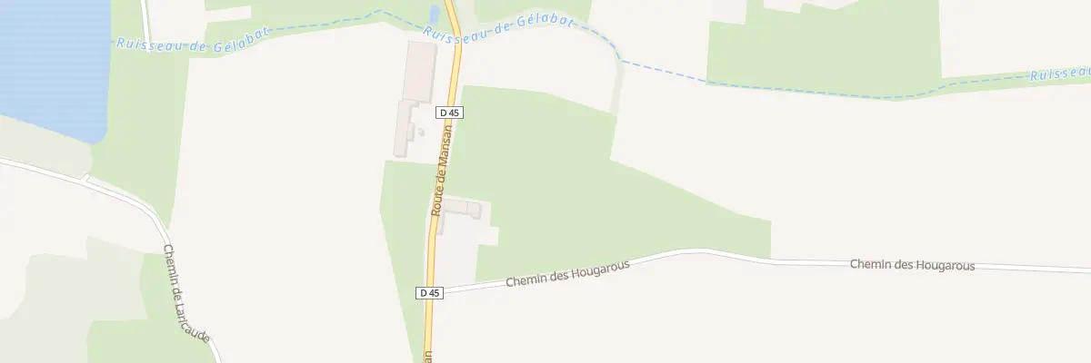 Plan du 9 Rte de Mansan à Sénac