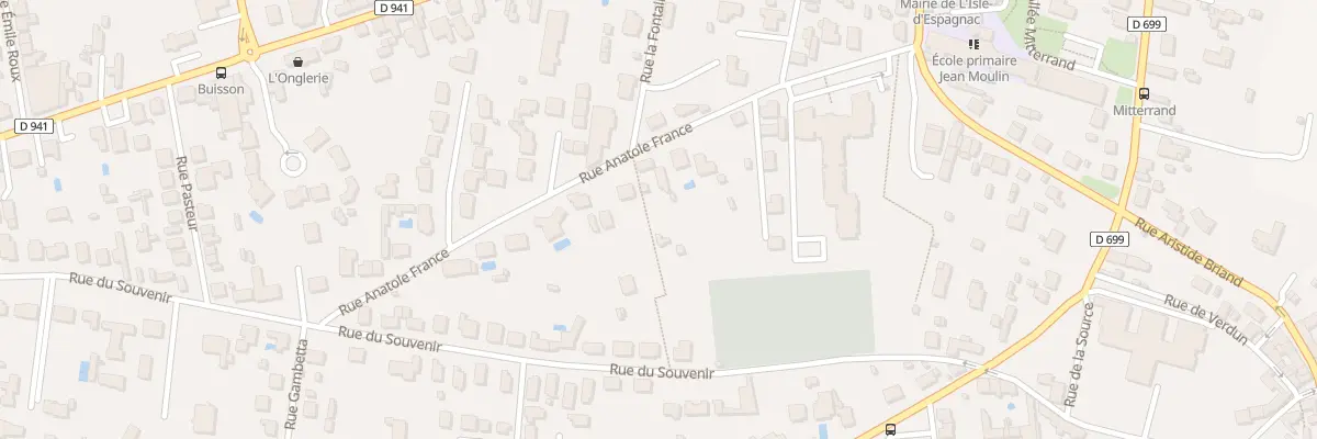 Plan du 18 Rue Anatole France à L’Isle-d’Espagnac