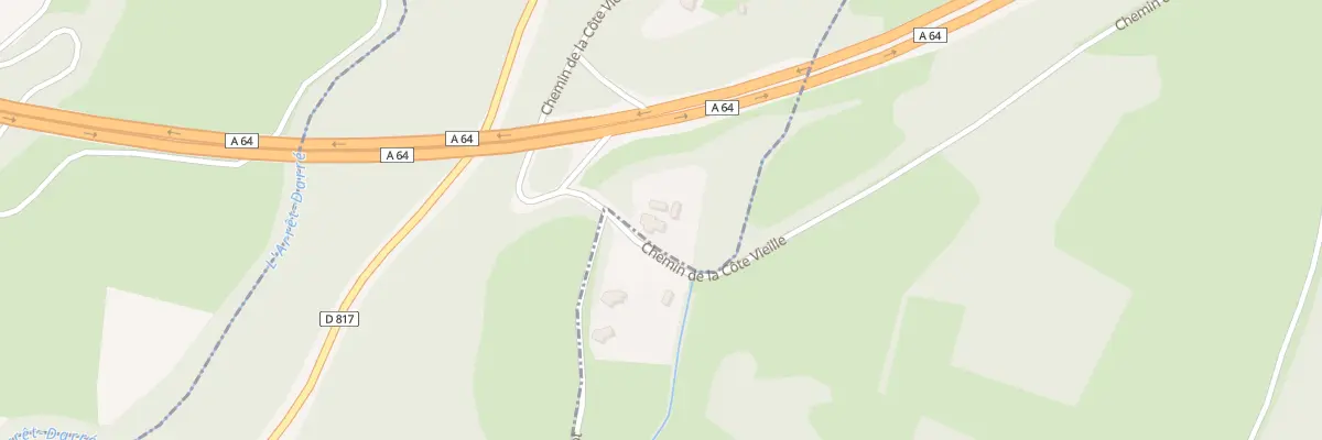 Plan du 573 Che de la Côte Vieille à Lhez