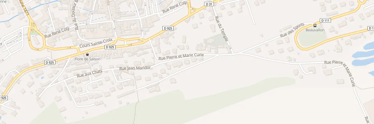 Plan du 9038 Rue aux Chats à Montivilliers
