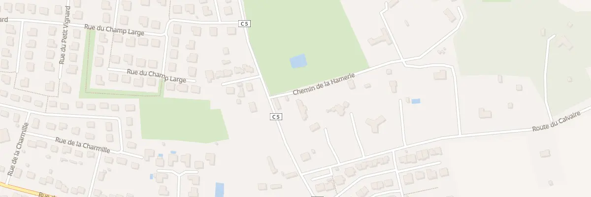 Plan du 2 Che de la Hamerie à Saint-Pavace
