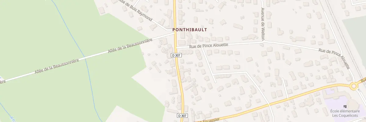 Plan du 40 Bd des Avocats à Moncé-en-Belin