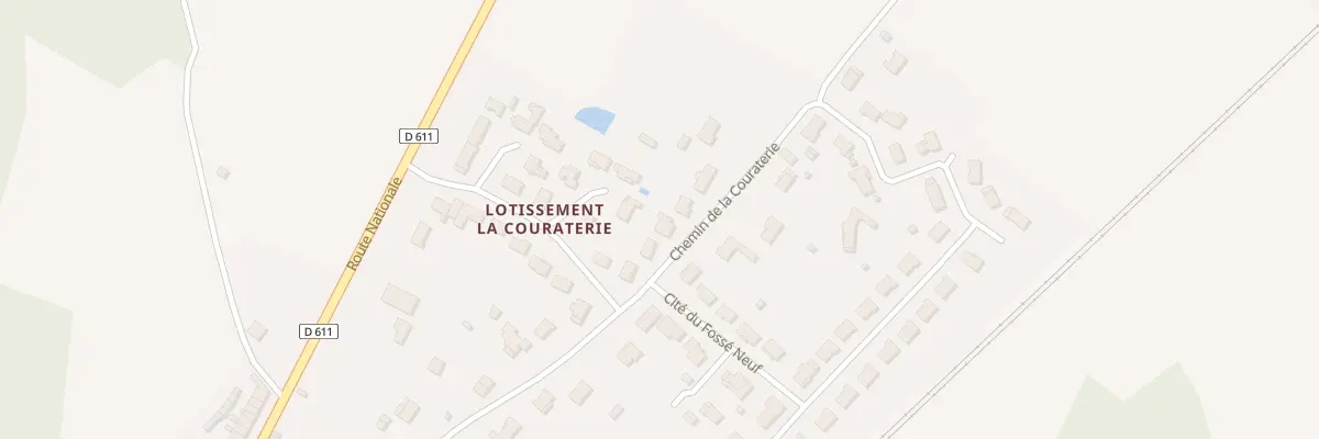 Plan du 33 Lot la Couraterie à Coulombiers