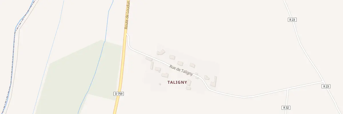 Plan du 3 Rue de Taligny à La Roche-Clermault