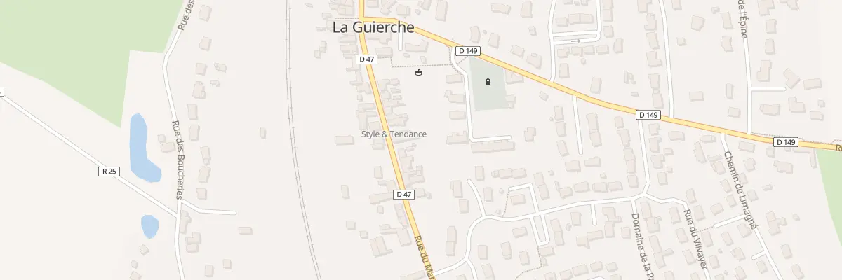 Plan du 16 Rue du Mans à La Guierche