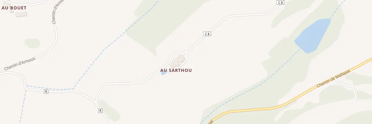 Plan du 5009 Au Sarthou à Scieurac-et-Flourès